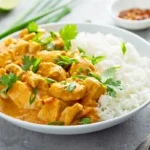 Hähnchen-Ananas-Curry mit Reis Rezept