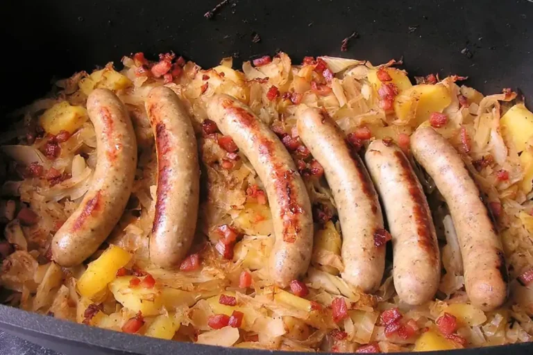 Klassisches Schmorkohl mit Bratwurst Rezept: Ein Familienfavorit
