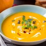 Köstliches Kürbissuppe mit Ingwer und Kokosmilch Rezept