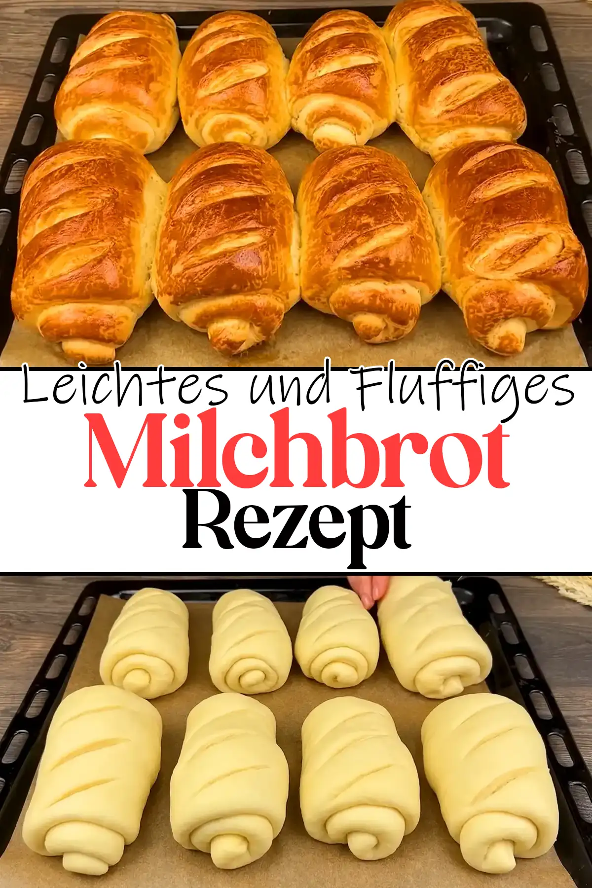 Leichtes und Fluffiges Milchbrot Rezept