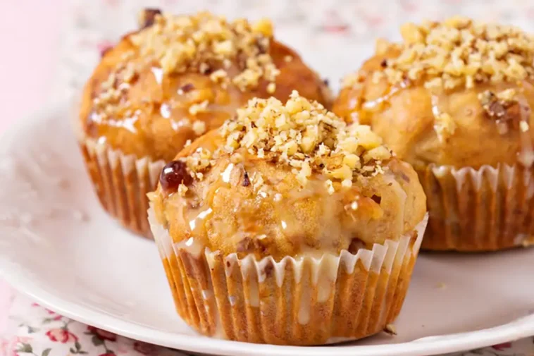 Nussmuffins mit äpfel Rezept