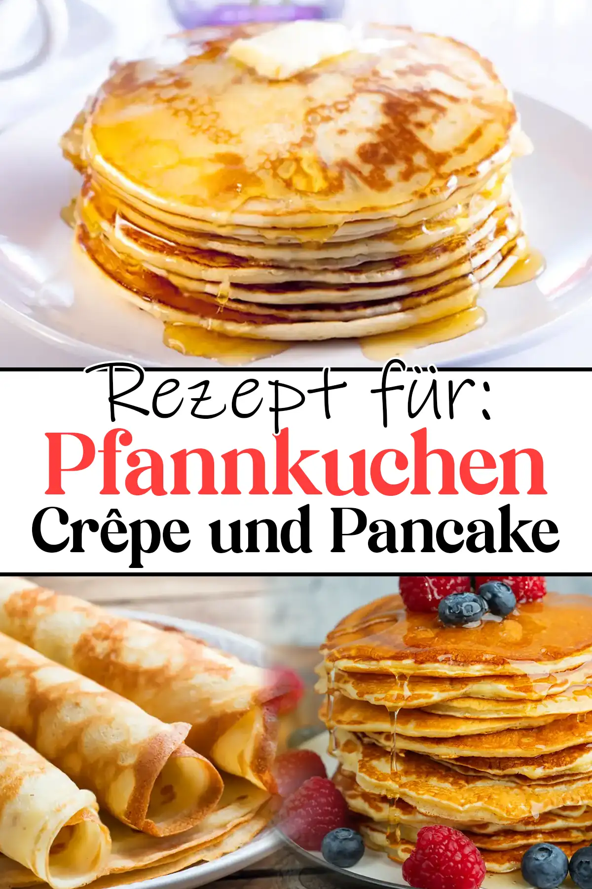 Rezepte für Pfannkuchen, Crêpes und Pancakes