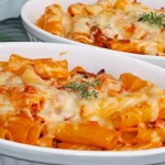 Rigatoni al forno Rezept mit Hackfleisch und Schinken