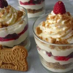 Schnell & Lecker: Himbeerdessert mit Mascarpone und Spekulatius Rezept