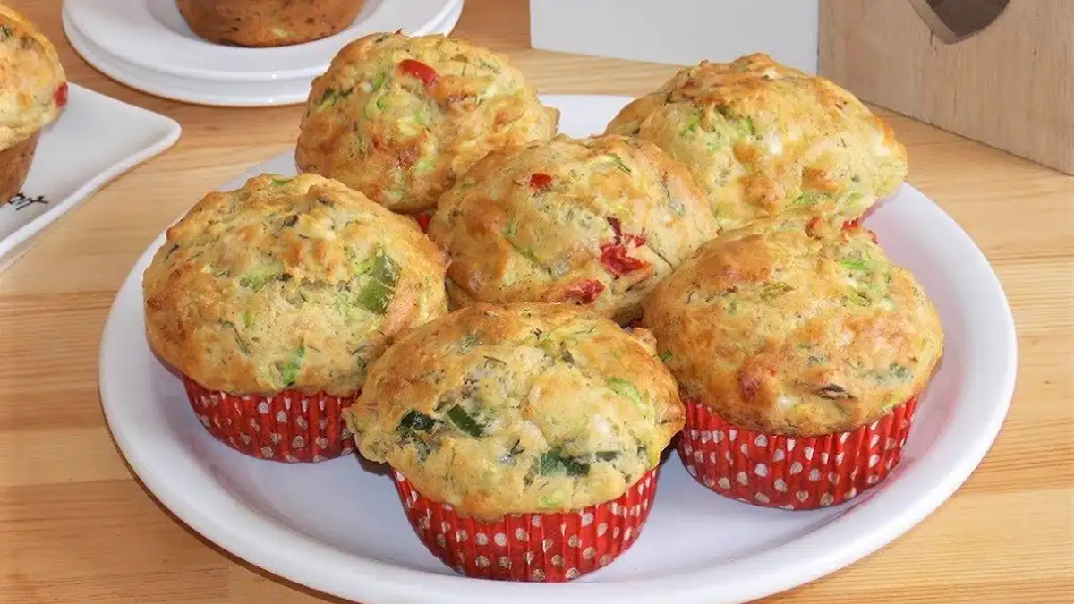 Zucchini Käse Muffins rezept