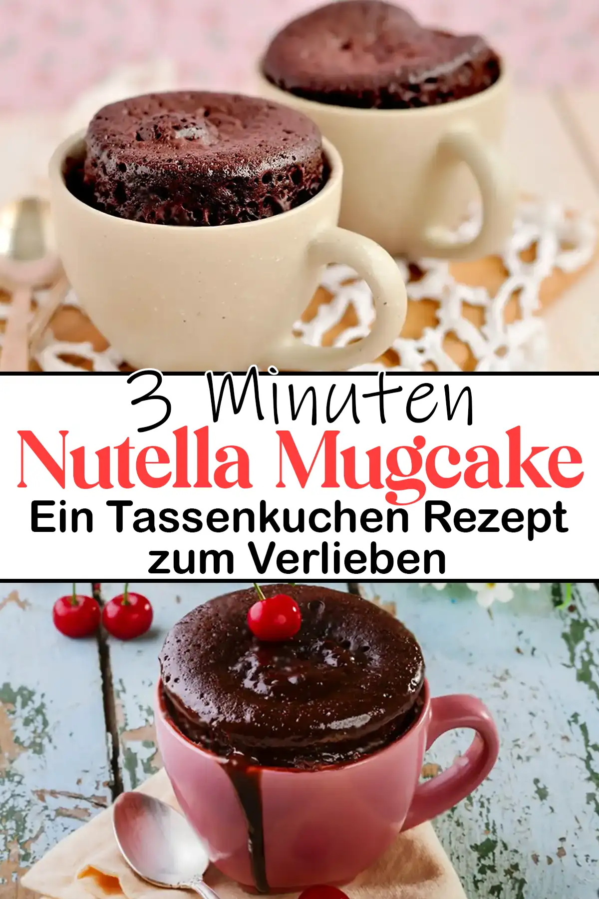 3 Minuten Nutella Mugcake: Ein Tassenkuchen Rezept zum Verlieben