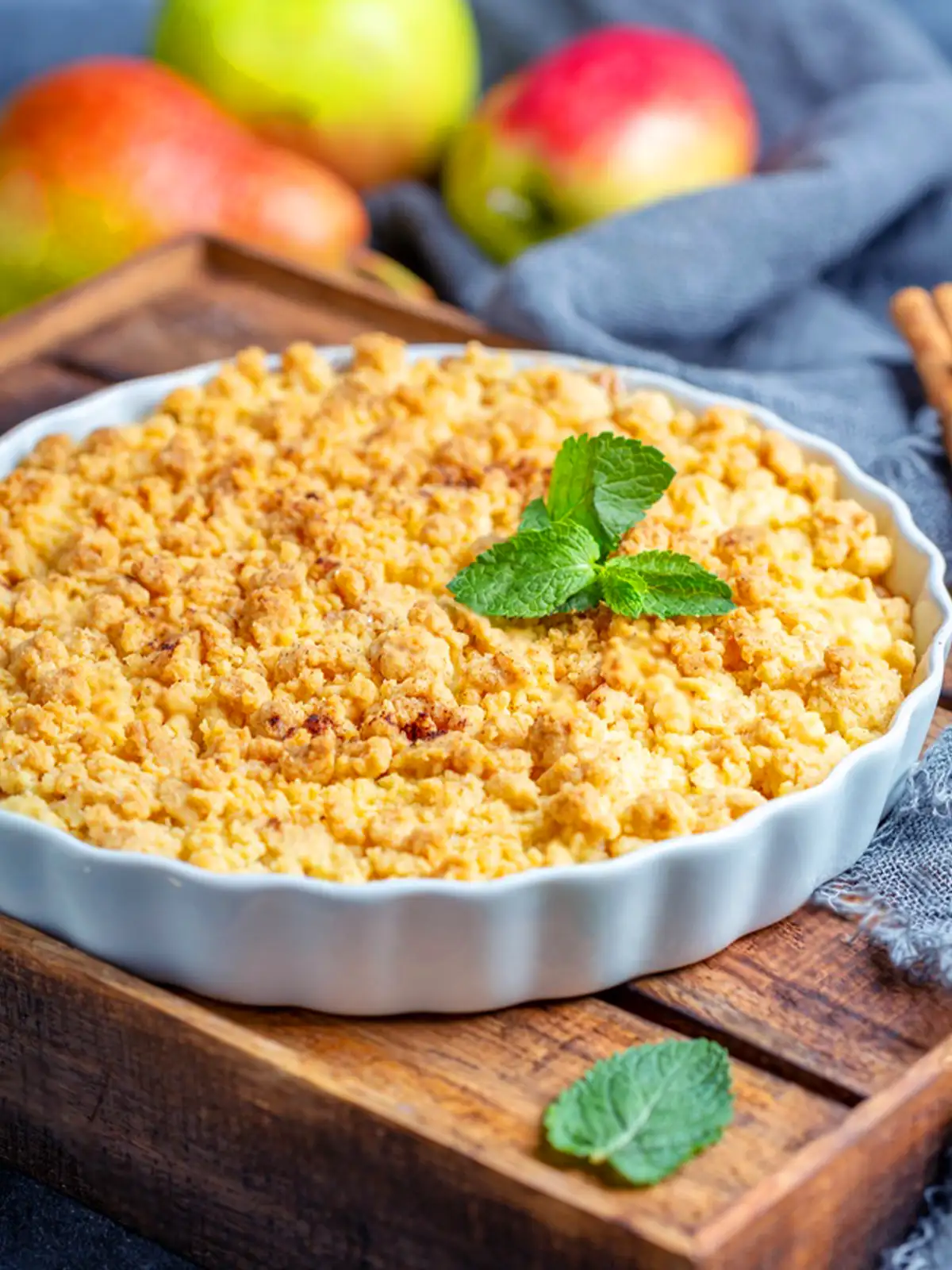 Einfacher Apfel-Crumble Rezept: Apple Crumble