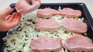 Schweinefleisch mit Zwiebeln Rezept