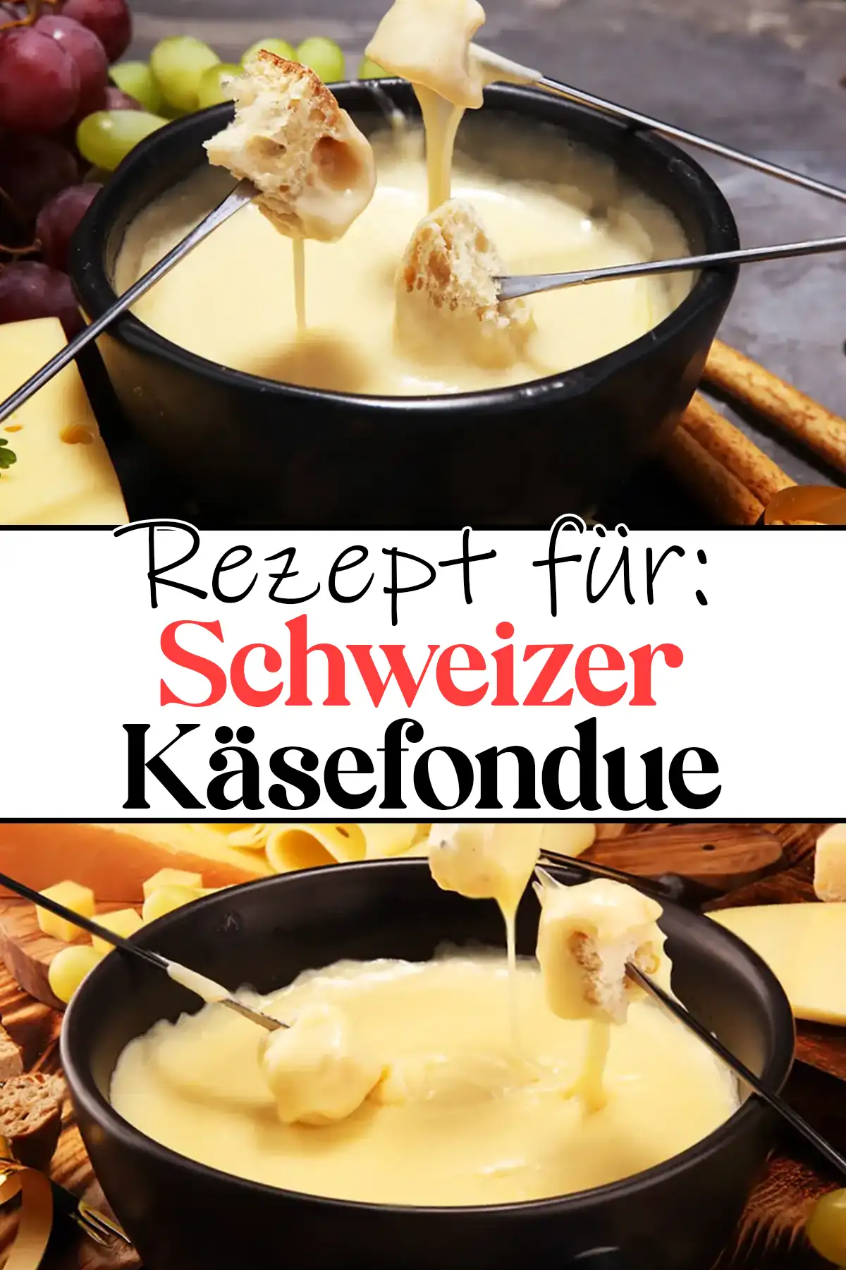 Herzhaftes Schweizer Käsefondue Rezept