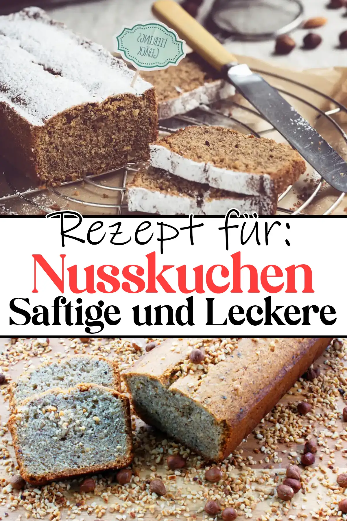 Saftige Nusskuchen Rezept