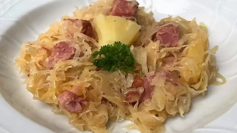 Skattopf: Sauerkraut mit Kassler Rezept