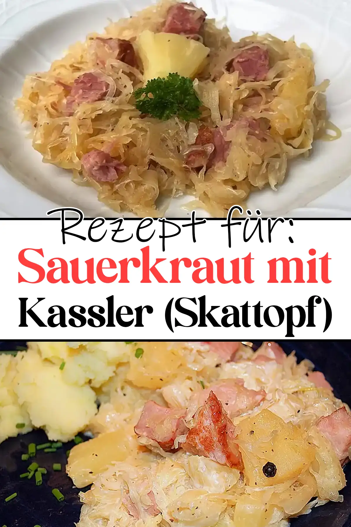 Skattopf: Sauerkraut mit Kassler Rezept