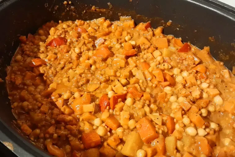 Gesundes Rote Linsen-Curry mit Süßkartoffeln Rezept