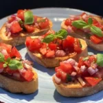 Authentische Bruschetta italiana: Ein Geschmack von Rom