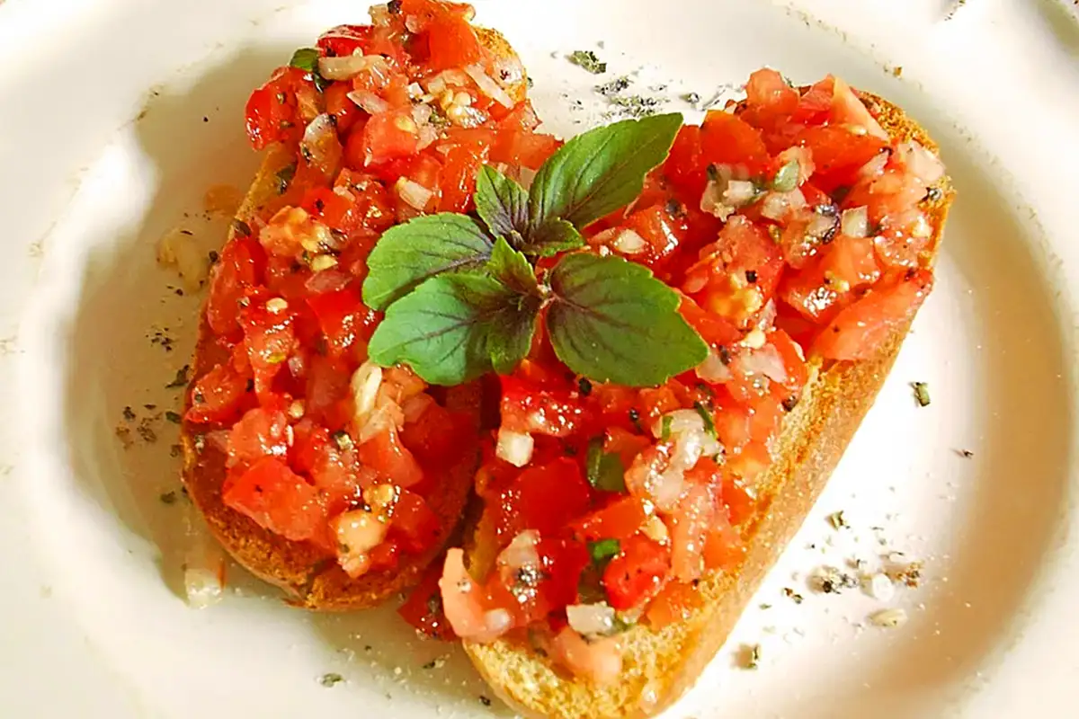 Authentische Bruschetta italiana: Ein Geschmack von Rom