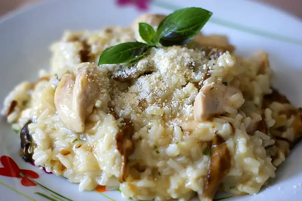 Cremige Pilzrisotto Rezept