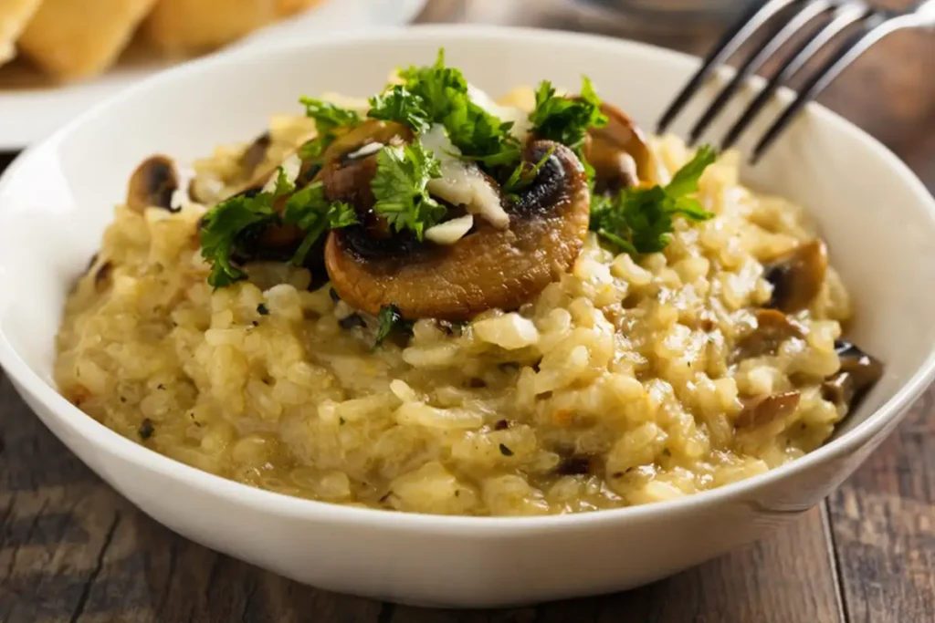 Cremige Pilzrisotto Rezept