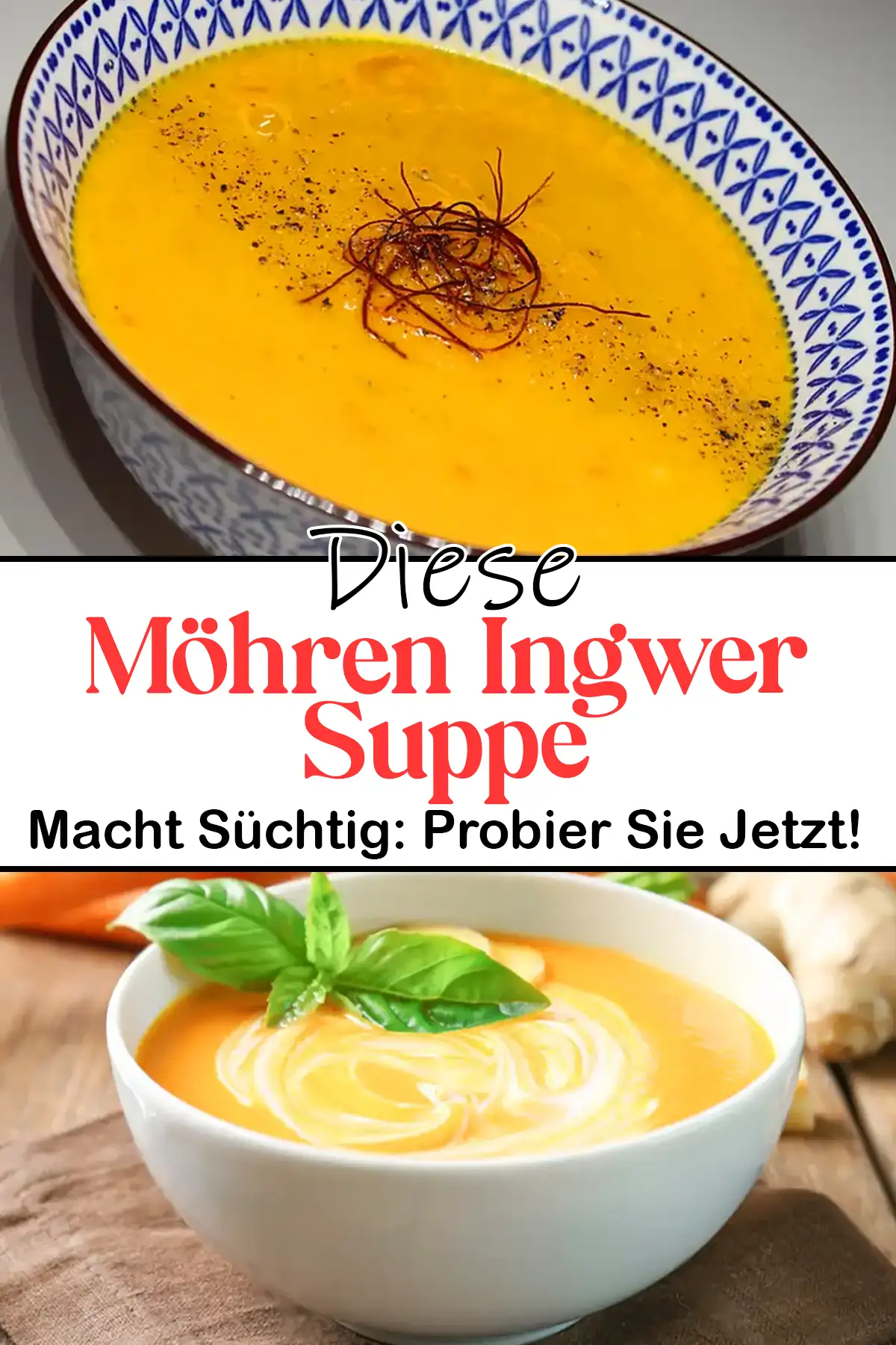 Möhren-Ingwer-Suppe Rezept
