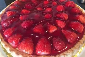 Erdbeer Pudding Kuchen Rezept