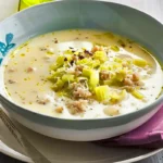 Hackfleisch-Lauch-Käse-Suppe Rezept