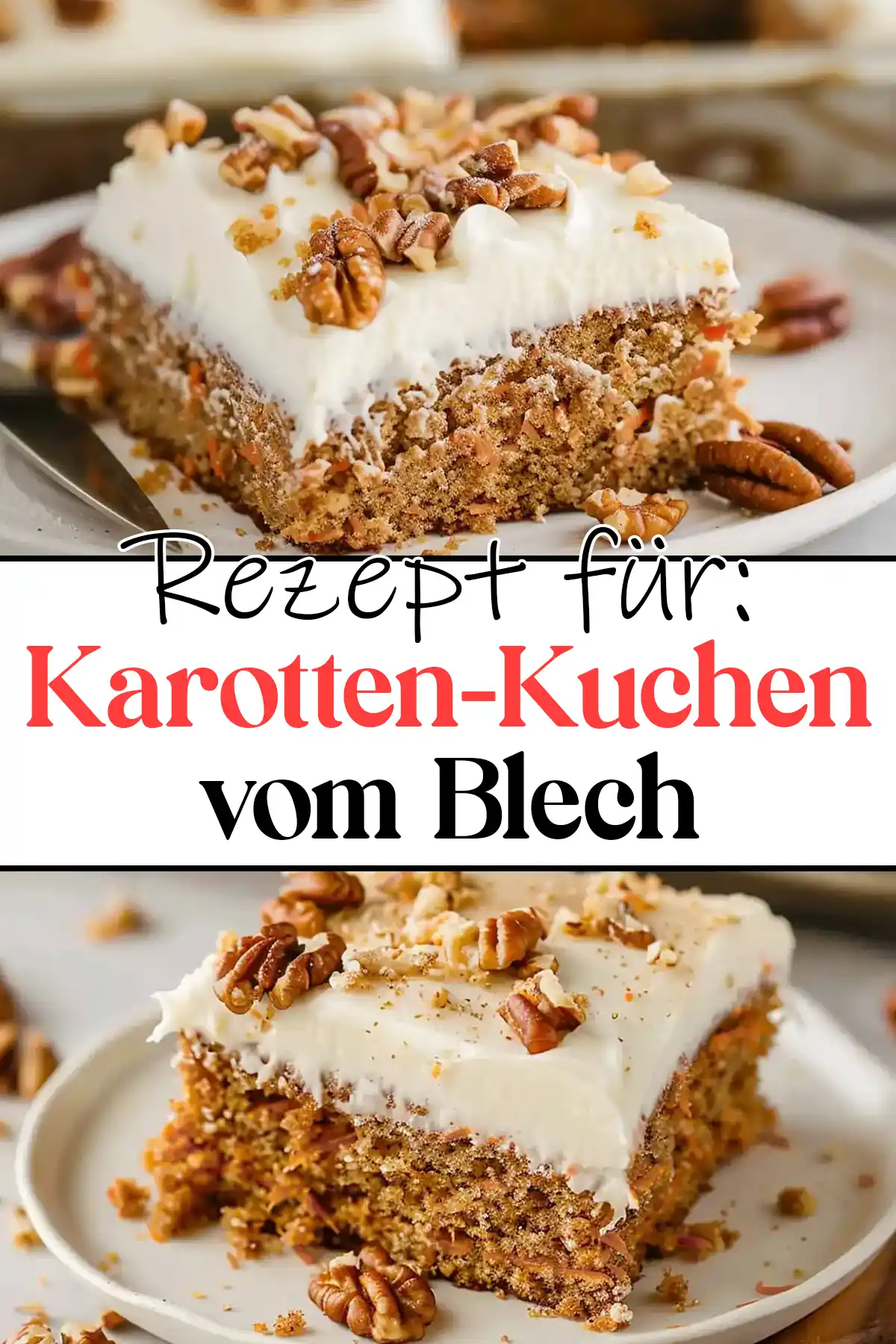 Karotten-Kuchen vom Blech Rezept