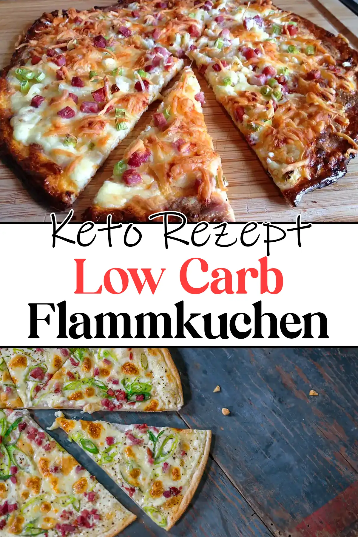 Keto und Low Carb Flammkuchen Rezept