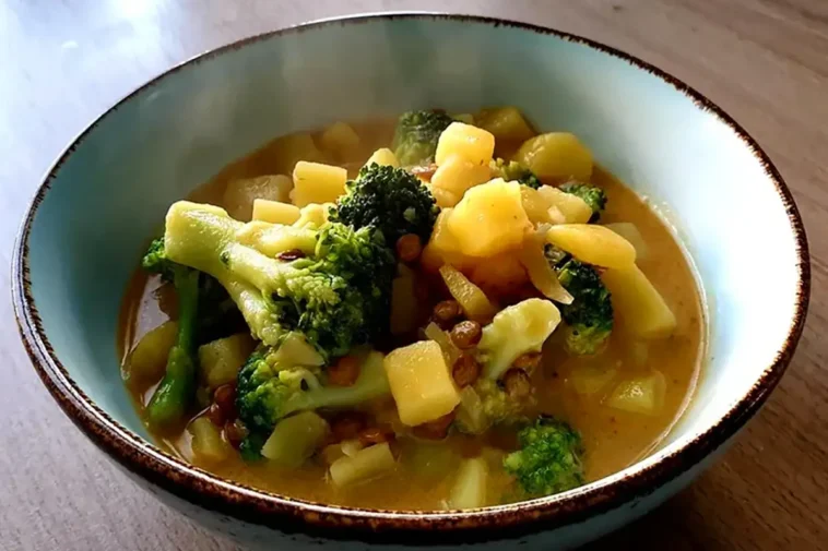 Köstliches Kartoffel-Brokkoli-Curry mit Kokosmilch Rezept