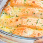 Lachs - Sahne Gratin Rezept