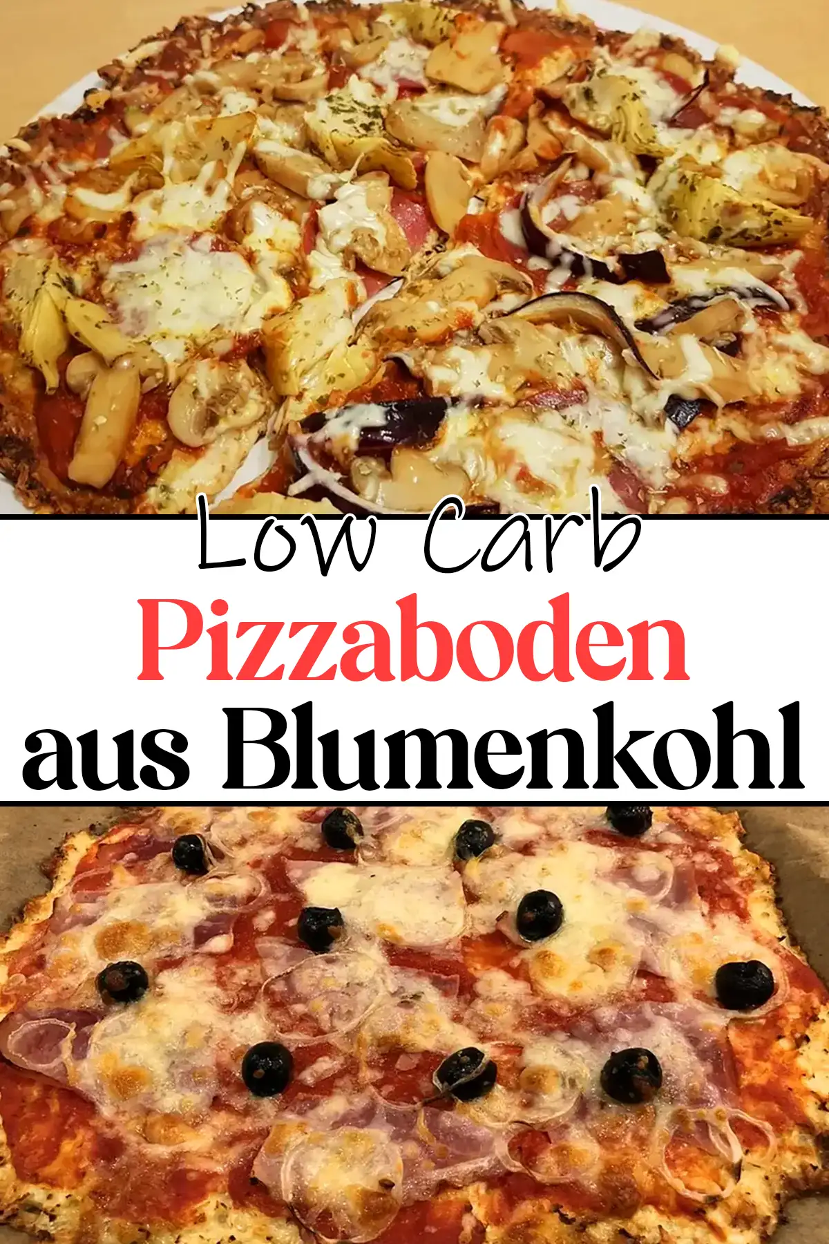 Low Carb Pizzaboden aus Blumenkohl: Eine gesunde Alternative