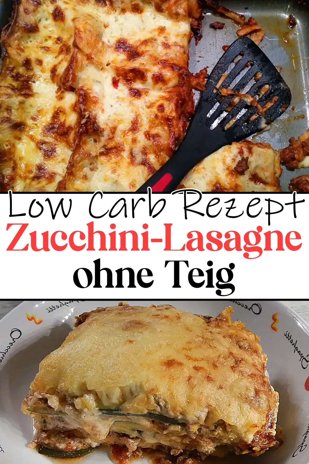 Low carb Zucchini-Lasagne Rezept - ohne Teig