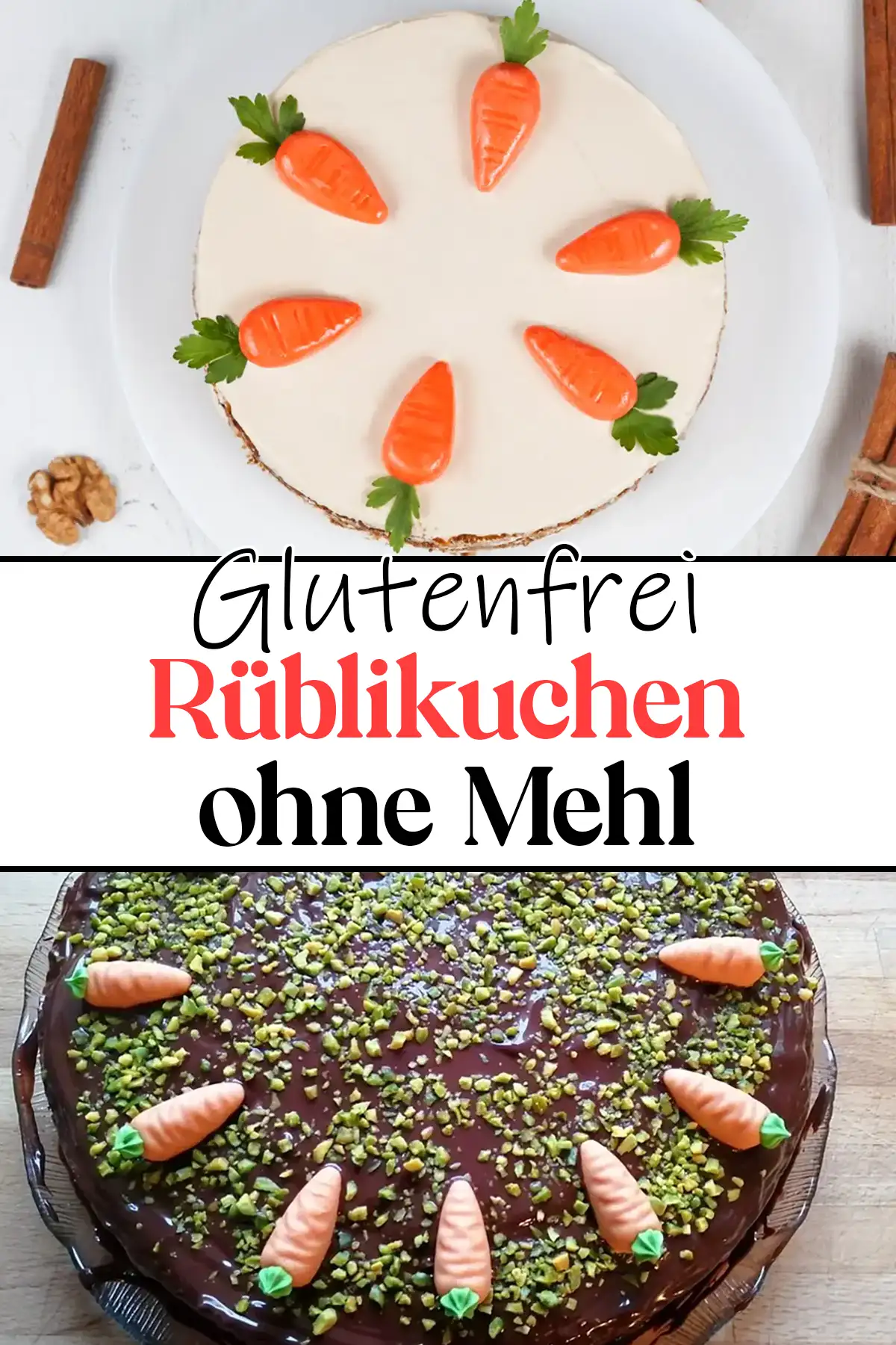 Saftiger Rüblikuchen ohne Mehl: Ein glutenfreier Genuss