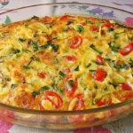 Spätzle-Frittata mit Bärlauch Rezept