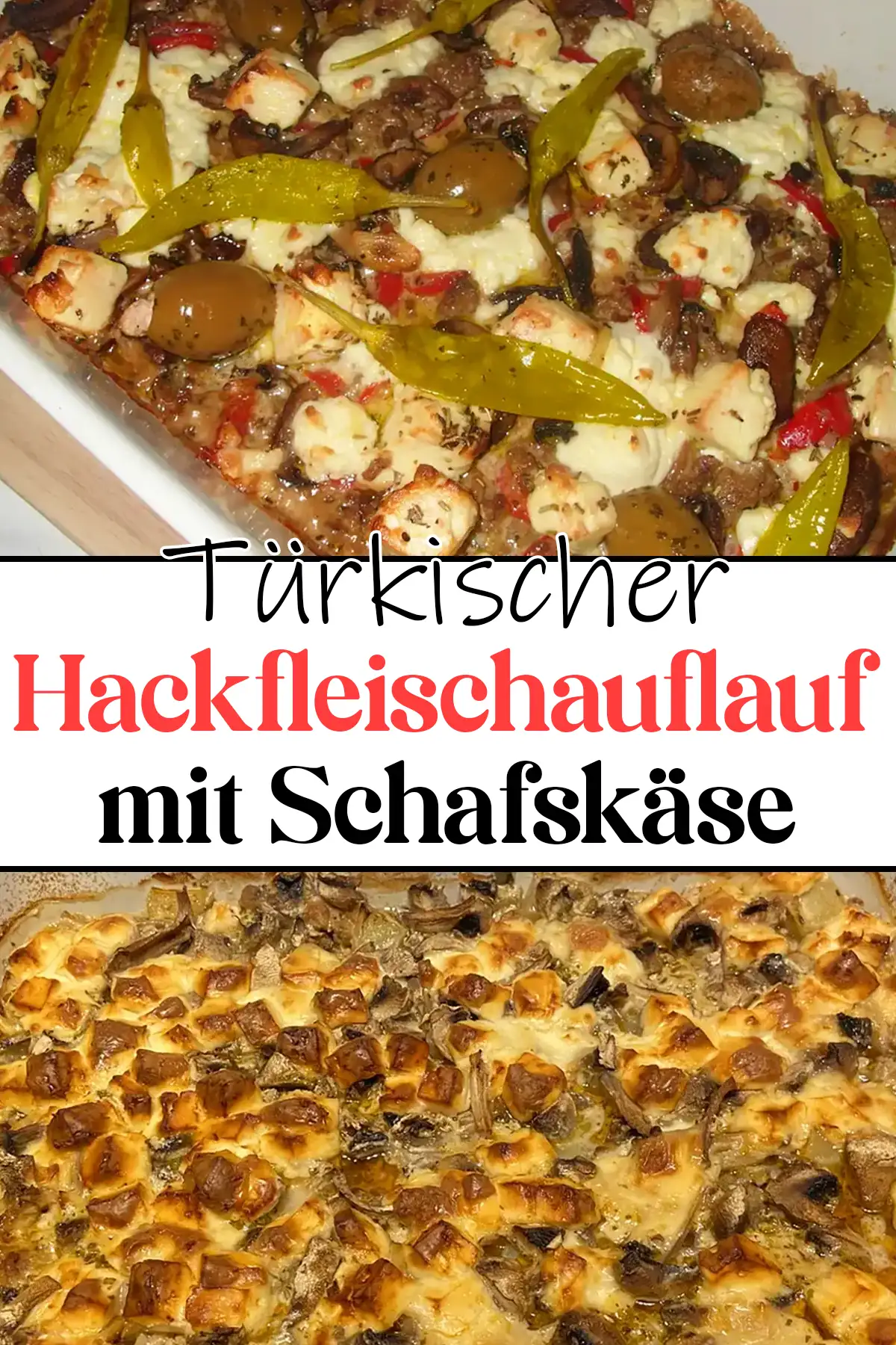 Türkischer Hackfleischauflauf mit Schafskäse Rezept