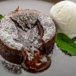 Schokoladenkuchen Rezept mit flüssigem Kern à la Italia