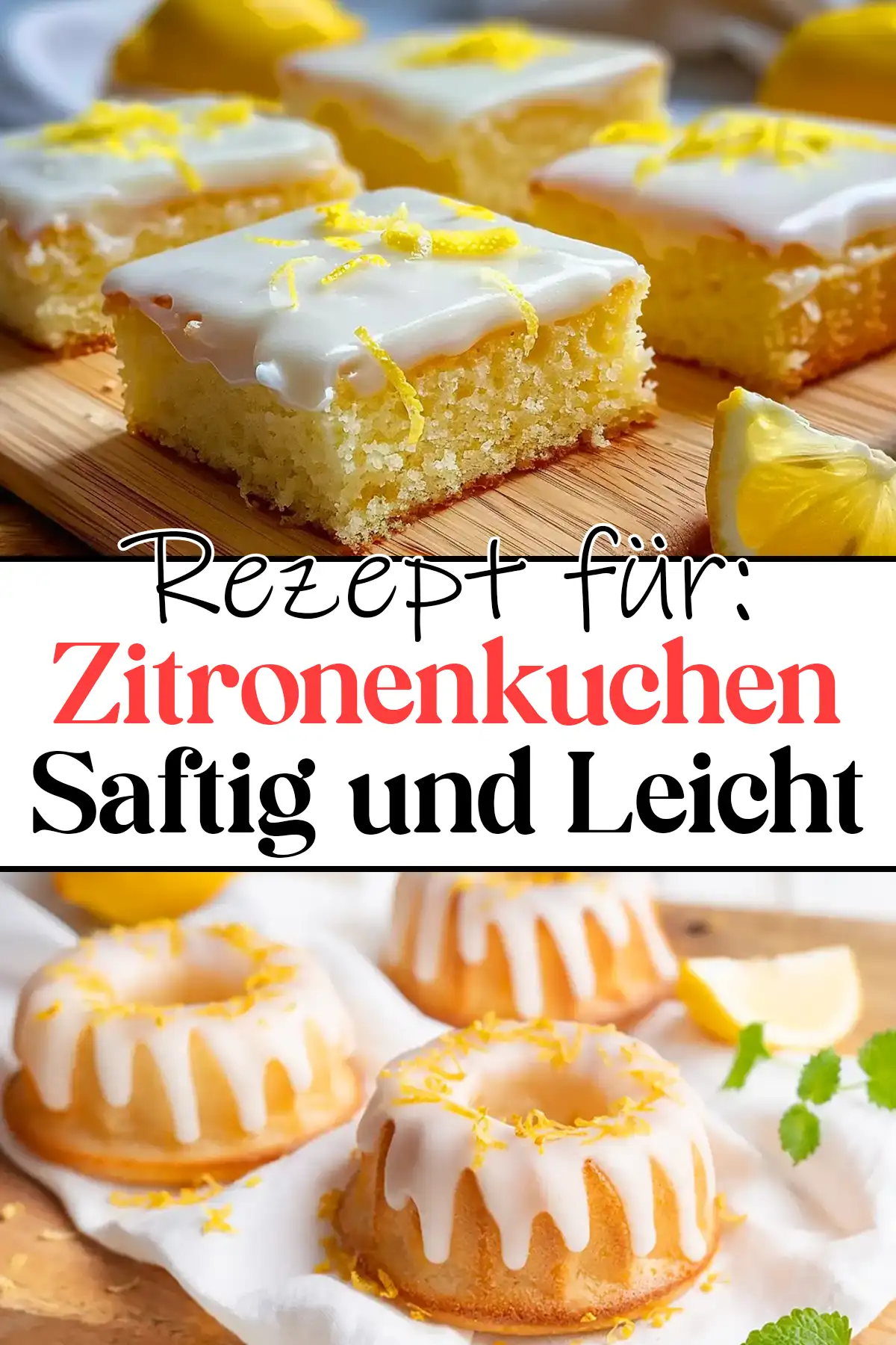 Zitronenkuchen Saftig und Leicht Rezept