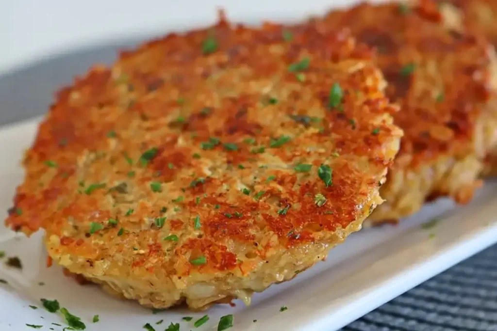 Haferflocken Bratlinge mit Käse Rezept