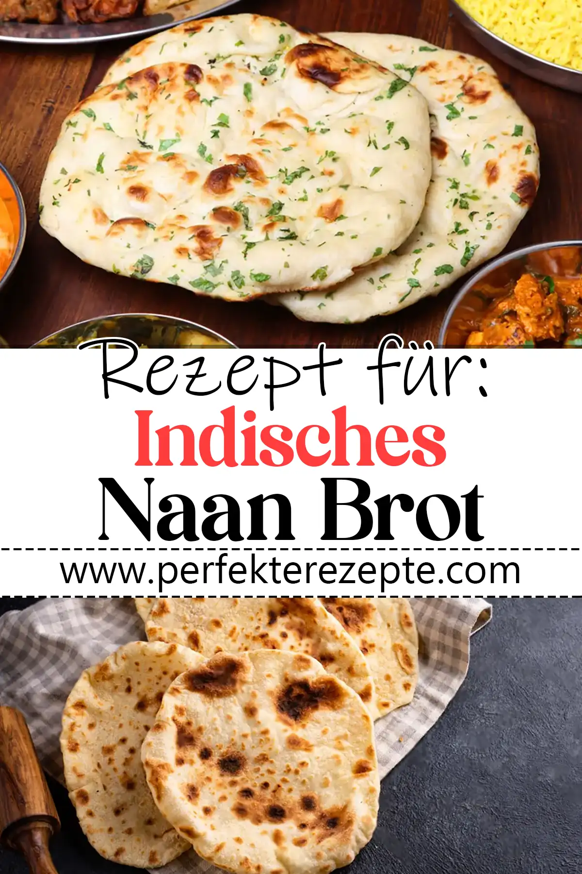 Original Indisches Naan Brot Rezept