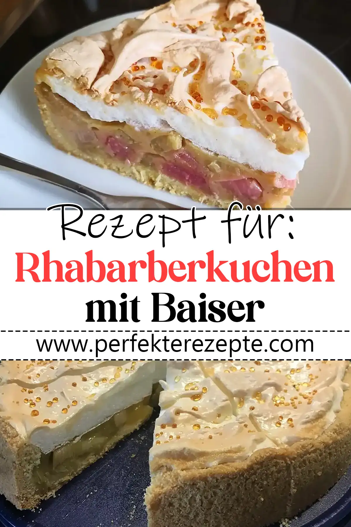 Rhabarberkuchen mit Baiser Rezept: So gelingt er perfekt!