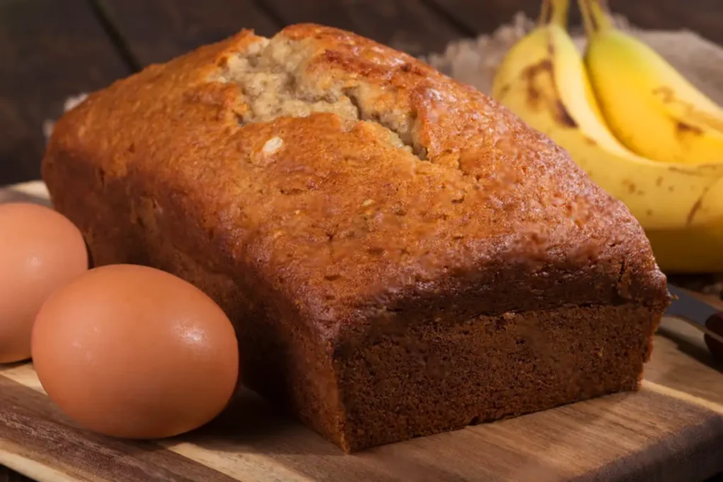 Bananenbrot ohne extra Fett und Zucker