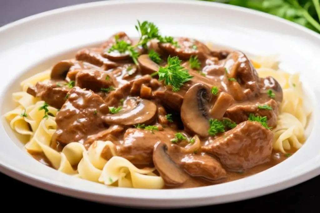 Boeuf Stroganoff Original Rezept