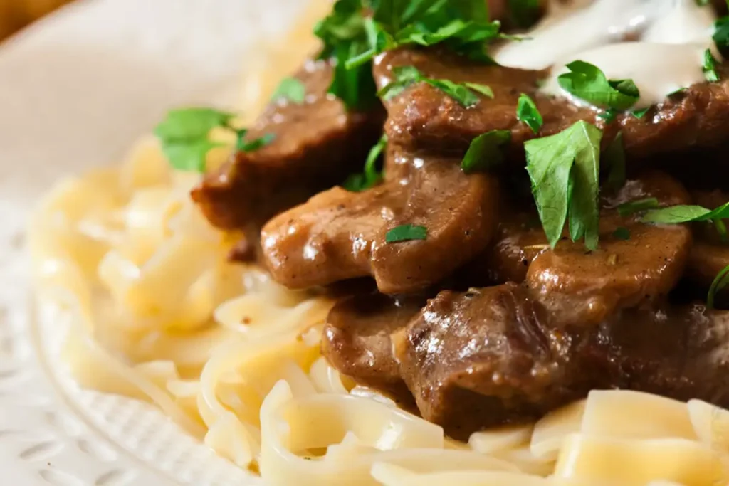 Boeuf Stroganoff Original Rezept