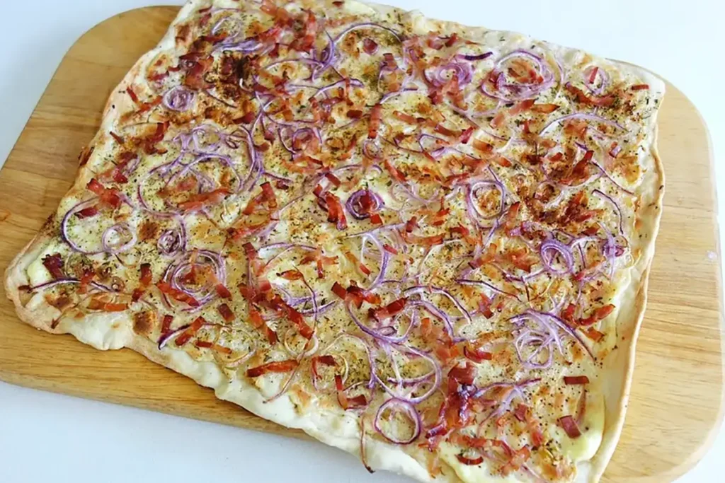 Einfache Flammkuchen Rezept