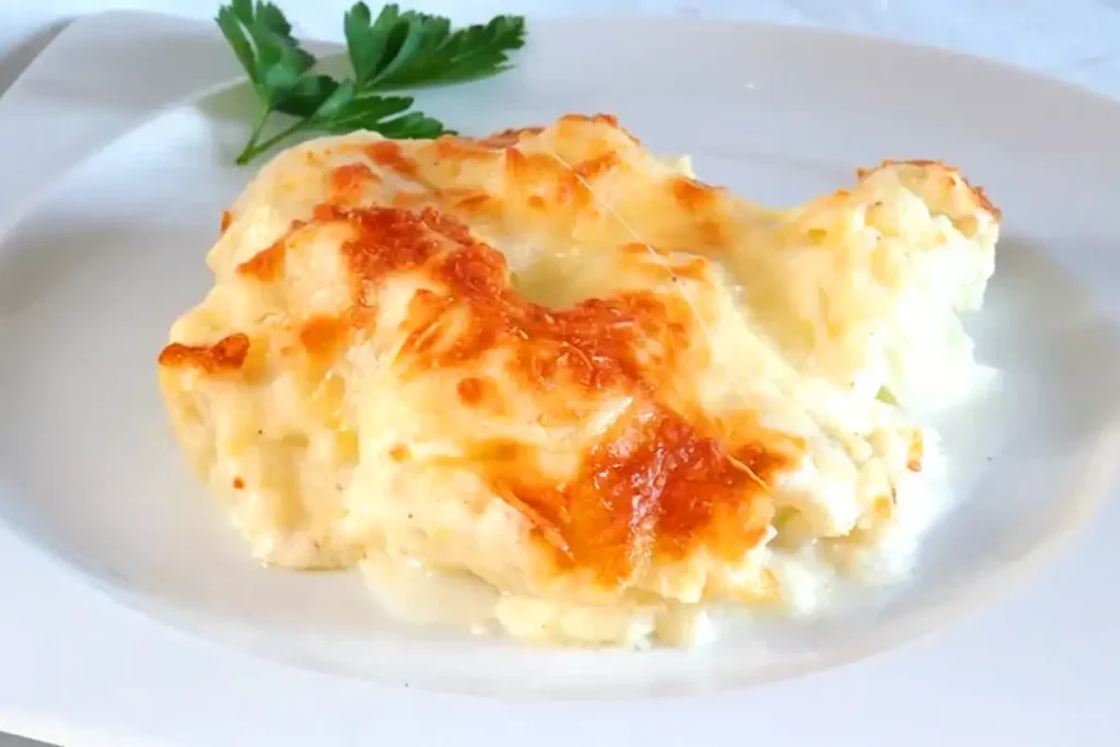 Einfacher Blumenkohlauflauf mit käse Rezept
