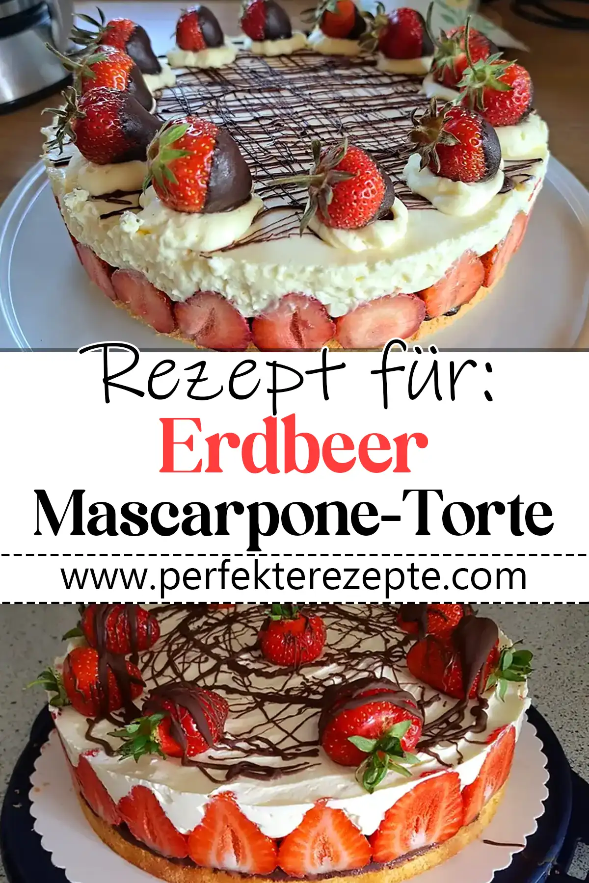 Erdbeer-Mascarpone-Torte Rezept