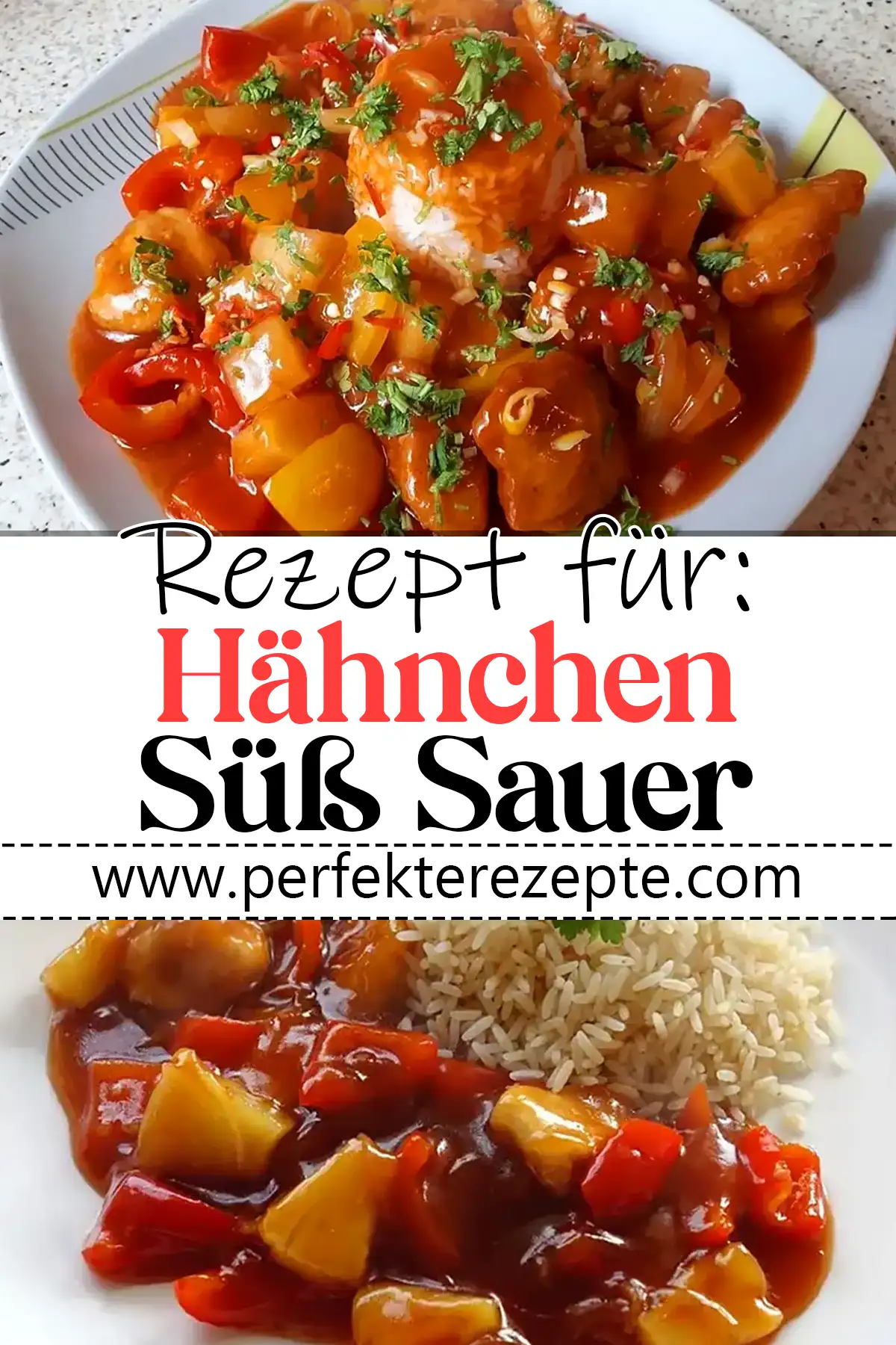 Hähnchen Süß Sauer Rezept wie im Chinarestaurant