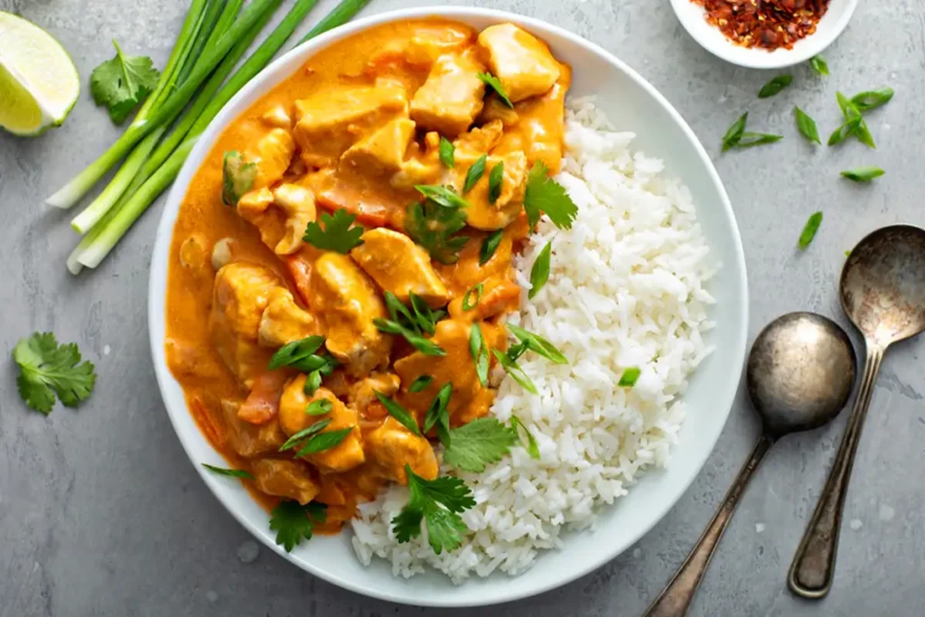 Indisches Hähnchen-Curry mit Mango Rezept