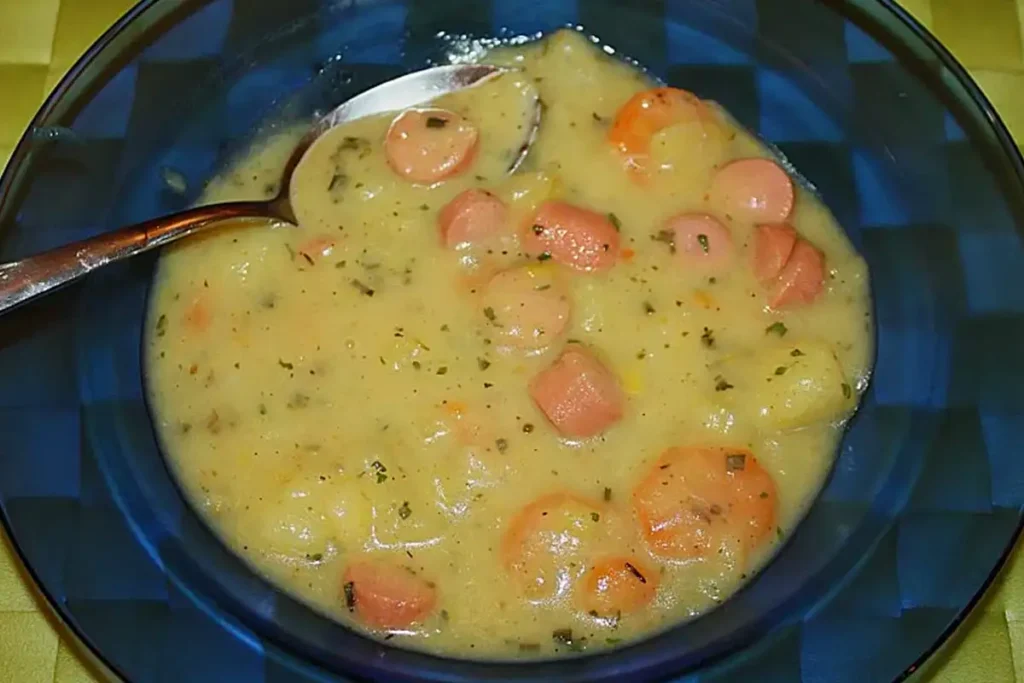 Kartoffelsuppe mit Würstchen Rezept