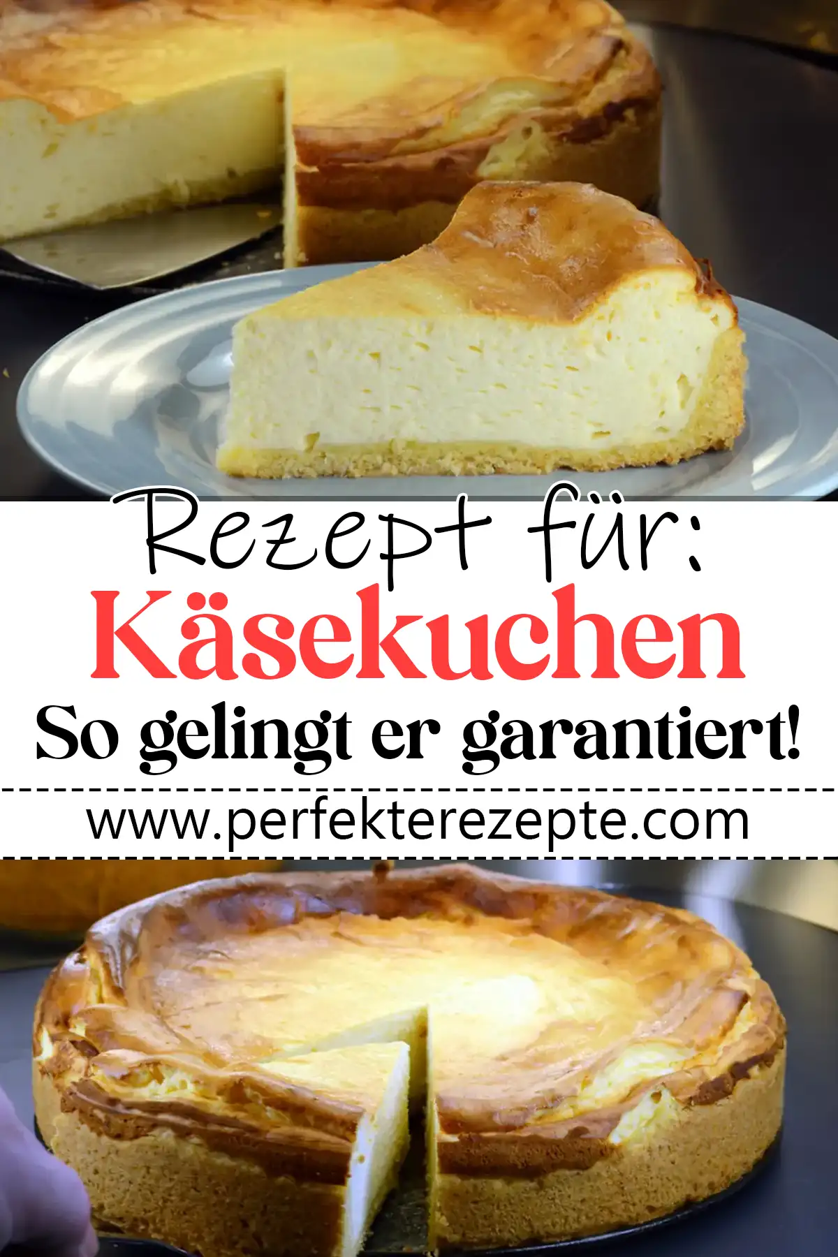 Käsekuchen Rezept