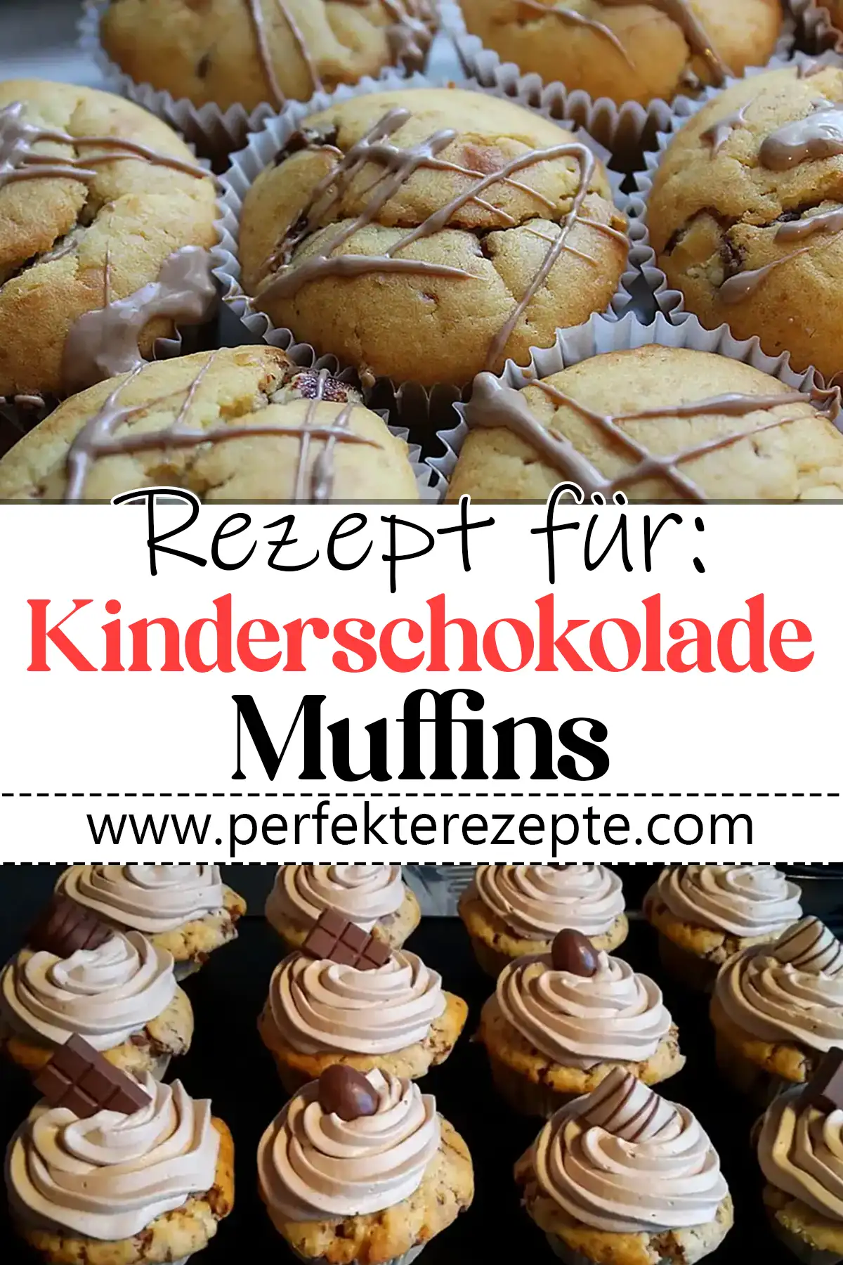 Kinderschokolade-Muffins Rezept