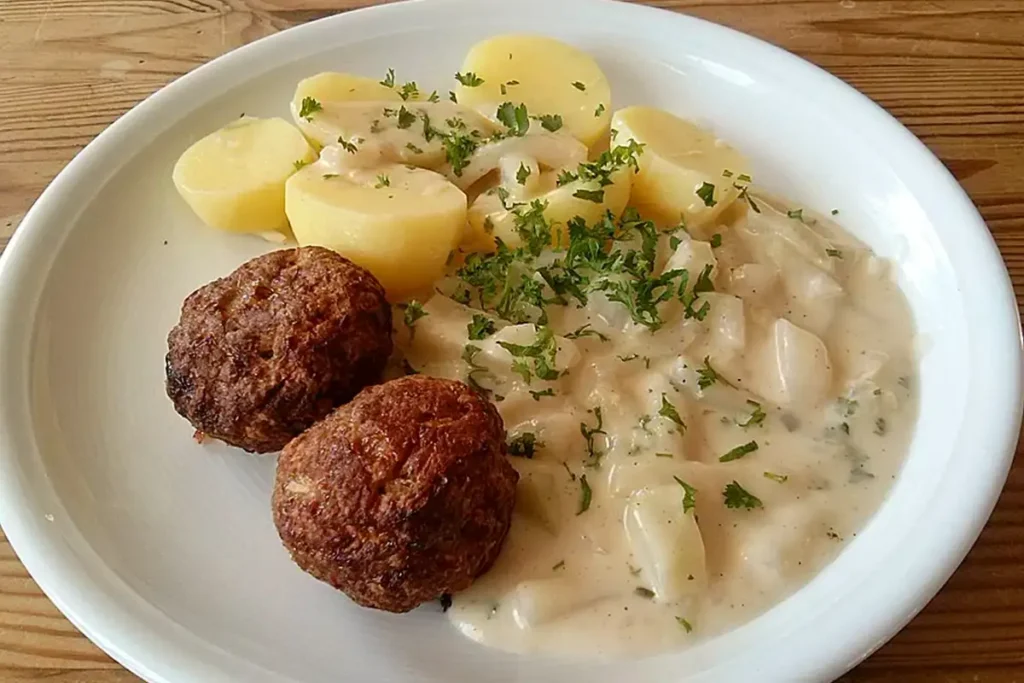 Kohlrabigemüse mit heller Sauce Rezept